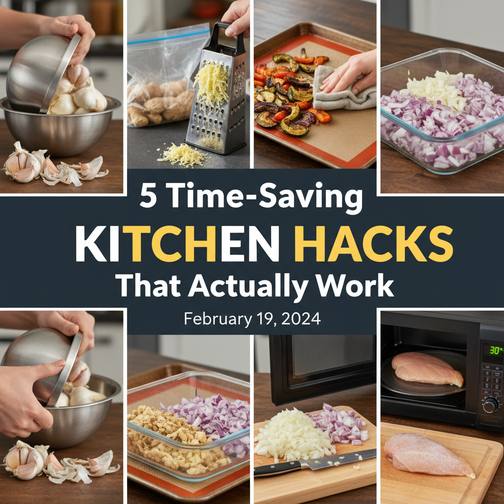 5 Time-Saving Kitchen Hacks That Actually Work